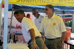 Popcorn Featival Rotary Booth and Workers
