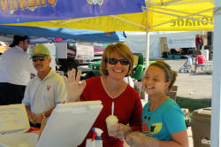 Popcorn Featival Rotary Booth and Workers