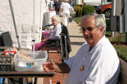 Popcorn Featival Rotary Booth and Workers